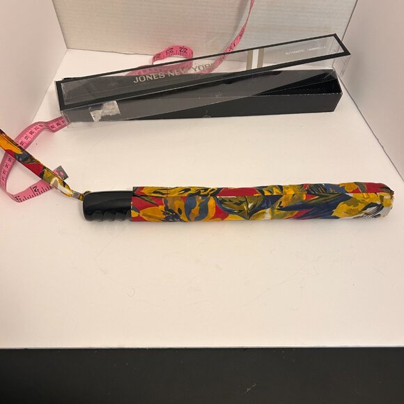 🌺 Jones New York Automatic Umbrella | Tropical Floral Print | NEW in Box - Picture 5 of 9